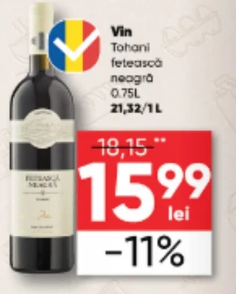 PROFI Vin Tohani fetească Ofertă