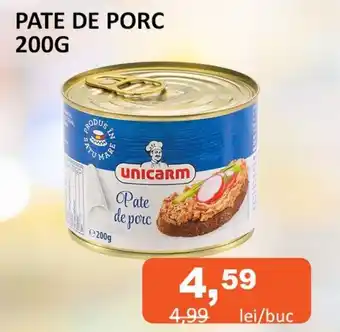 Unicarm PATE DE PORC 200G Ofertă