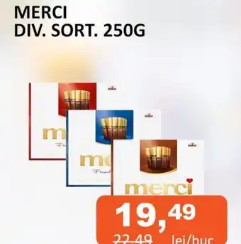 Unicarm MERCI DIV. SORT. 250G Ofertă