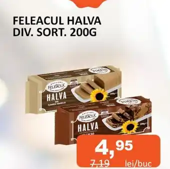 Unicarm FELEACUL HALVA DIV. SORT. 200G Ofertă
