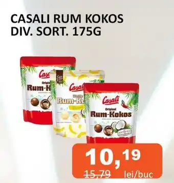Unicarm CASALI RUM KOKOS DIV. SORT. 175G Ofertă