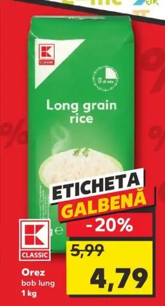 Kaufland Orez bob lung 1 kg Ofertă