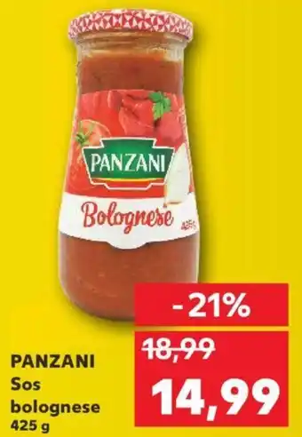 Kaufland PANZANI Sos bolognese 425 g Ofertă