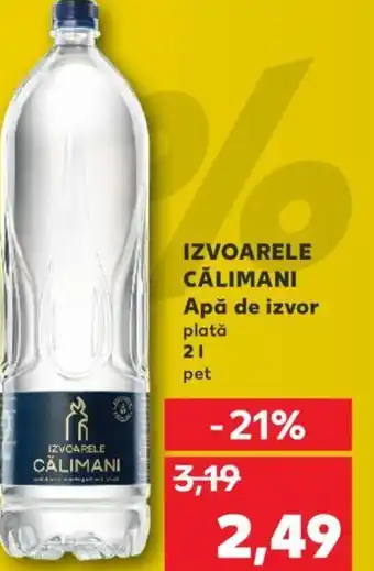 Kaufland IZVOARELE CĂLIMANI Apă de izvor Ofertă