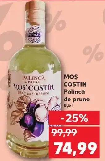 Kaufland MOŞ COSTIN Pălincă de prune Ofertă