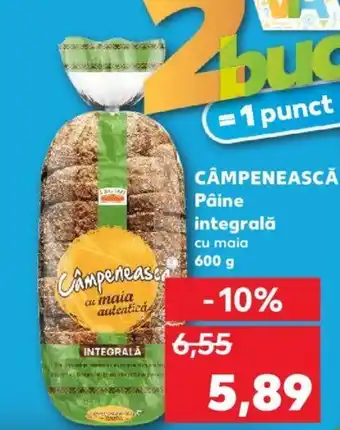 Kaufland CÂMPENEASCĂ Pâine integrală Ofertă