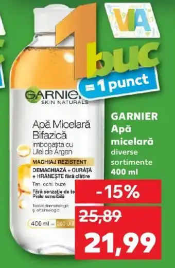 Kaufland GARNIER Apă micelară diverse sortimente 400 ml Ofertă