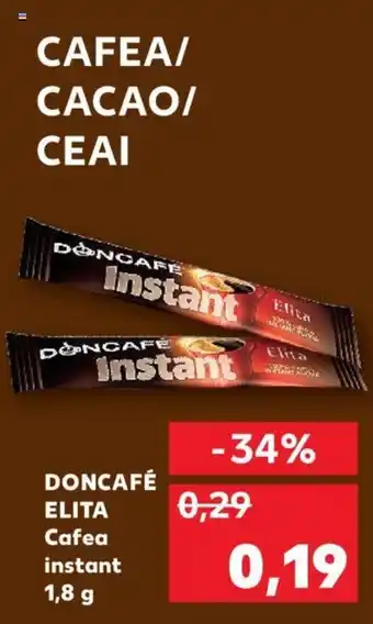 Kaufland DONCAFÉ ELITA Cafea instant Ofertă