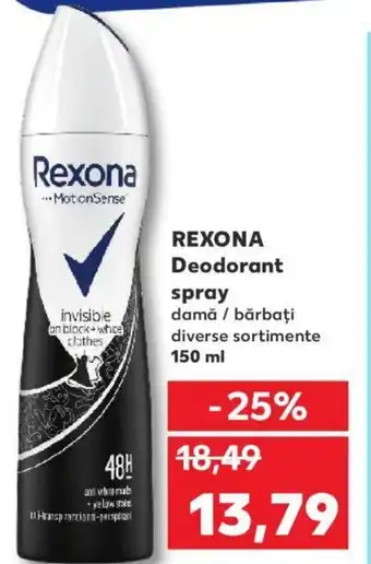 Kaufland REXONA Deodorant spray Ofertă
