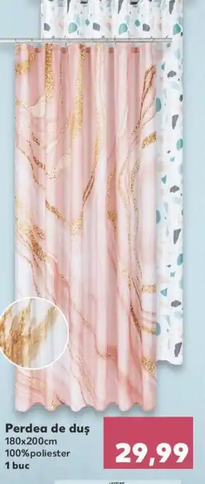 Kaufland Perdea de duş 180x200cm 100% poliester Ofertă