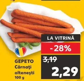 Kaufland GEPETO Cârnaţi olteneşti 100 g Ofertă