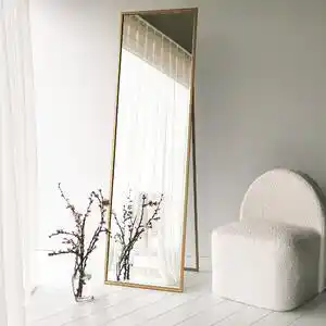 Favi Oglinda cool, aurie, metal 100%, 50x170x60 cm Ofertă