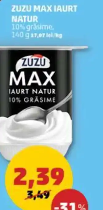 Penny ZUZU MAX IAURT NATUR Ofertă