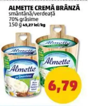 Penny ALMETTE CREMĂ BRÂNZĂ Ofertă