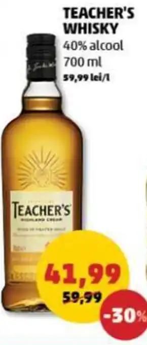Penny TEACHER'S WHISKY Ofertă
