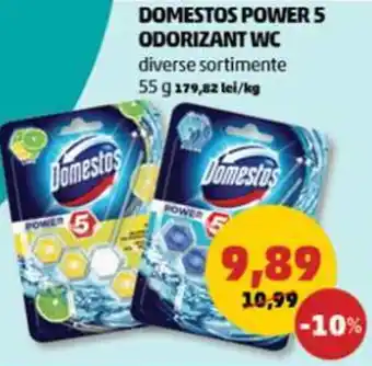 Penny DOMESTOS POWER 5 ODORIZANT WC Ofertă