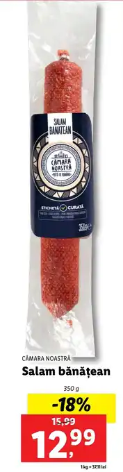 Lidl Salam bănățean Ofertă