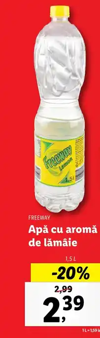 Lidl Apă cu aromă de lămâie Ofertă