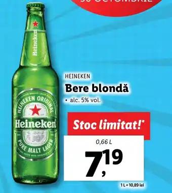 Lidl Bere blondă Ofertă