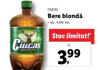 Lidl Bere blondă Ofertă