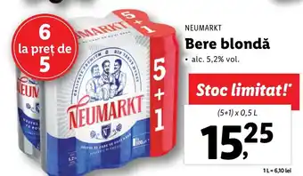 Lidl Bere blondă Ofertă