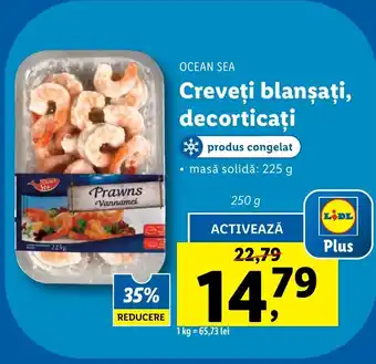 Lidl Creveţi blanșați, decorticaţi Ofertă