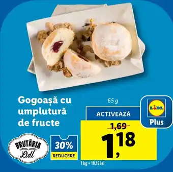 Lidl Gogoaşă cu umplutură de fructe Ofertă