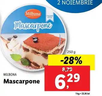 Lidl Mascarpone Ofertă