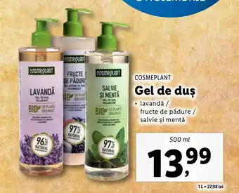 Lidl COSMEPLANT Gel de duş Ofertă