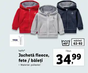 Lidl Jachetă fleece, fete / băieţi Ofertă