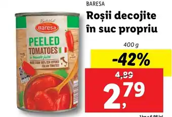 Lidl Roşii decojite în suc propriu Ofertă
