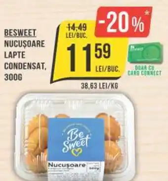 Mega Image BESWEET NUCUȘOARE LAPTE CONDENSAT, Ofertă