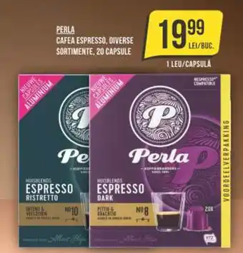 PERLA CAFEA ESPRESSO, DIVERSE SORTIMENTE, 20 CAPSULE