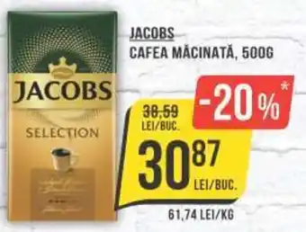 Mega Image JACOBS CAFEA MĂCINATĂ, 500G Ofertă