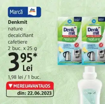 DM Denkmit nature decalcifiant cafetiere Ofertă