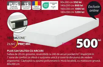 JYSK PLUS S20 SALTEA CU ARCURI Ofertă