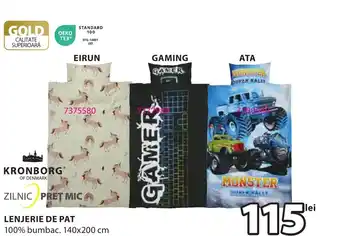 JYSK LENJERIE DE PAT Ofertă