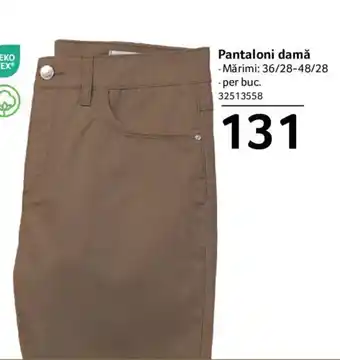 Selgros Pantaloni damă Ofertă