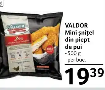 Selgros VALDOR Mini șnițel din piept de pui Ofertă