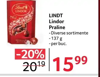 Selgros LINDT Lindor Praline Ofertă