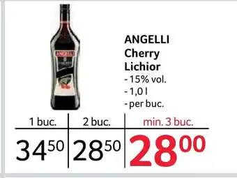 Selgros ANGELLI Cherry Lichior Ofertă