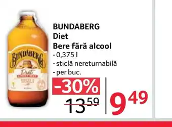 Selgros BUNDABERG Diet Bere fără alcool -0,3751 Ofertă