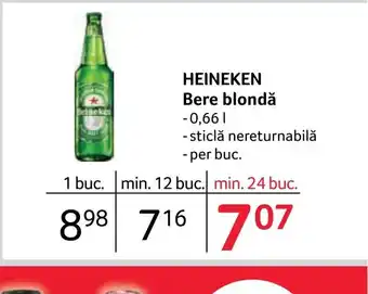 Selgros HEINEKEN Bere blondă Ofertă