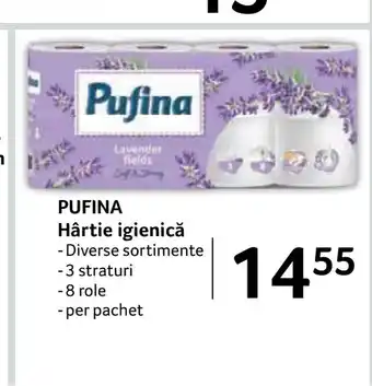 Selgros PUFINA Hârtie igienică Ofertă