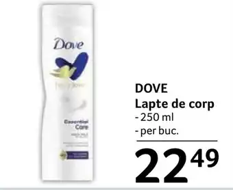 Selgros DOVE Lapte de corp Ofertă