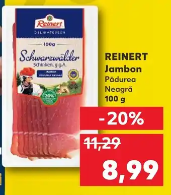 Kaufland REINERT Jambon Pădurea Neagră Ofertă