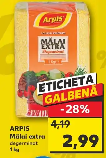 Kaufland ARPIS Mălai extra degerminat 1 kg Ofertă
