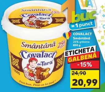 Kaufland COVALACT Smântână 25% grăsime 850 g Ofertă