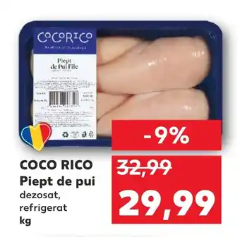 Kaufland COCO RICO Piept de pui dezosat, refrigerat Ofertă