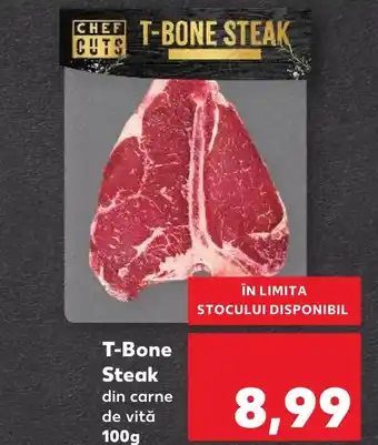 Kaufland T-Bone Steak din carne de vită 100g Ofertă